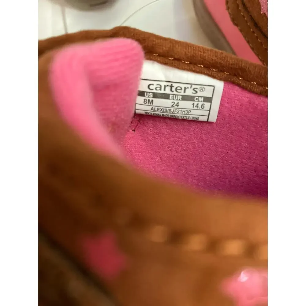 New Simple Joys Size 8 by Carters Alexis Boots-Pink-Outdoor Boot Girls